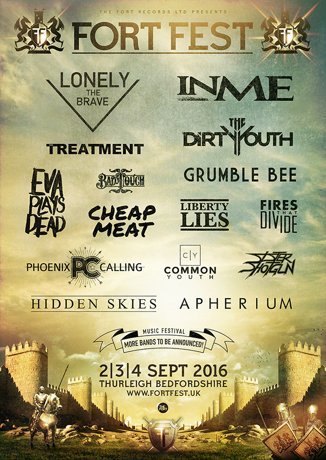 Lonely The Brave, InMe And More Confirmed For Fort Fest mxdwn.co.uk