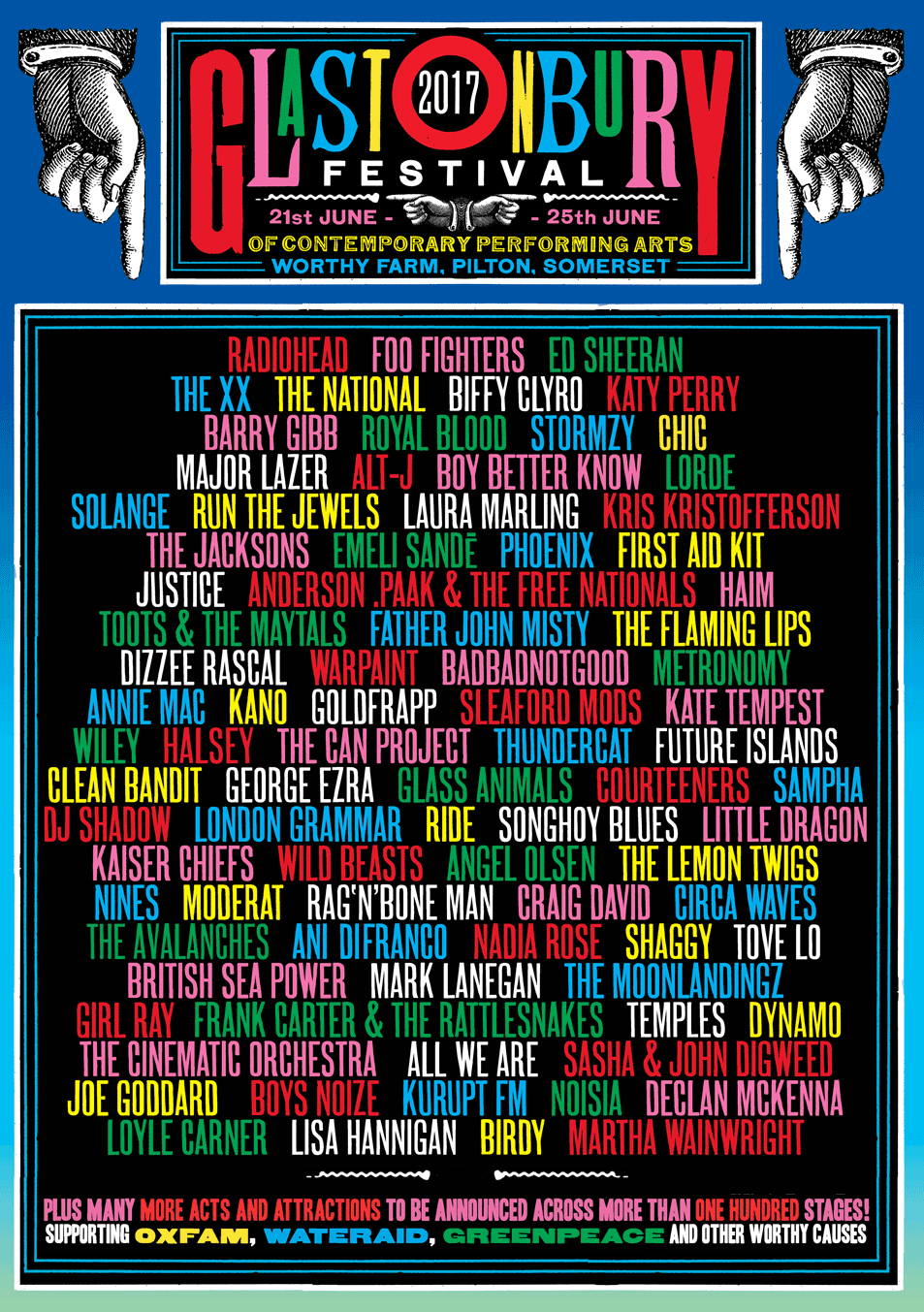 Full Glastonbury Festival Line Up and Set Times Announced. mxdwn.co.uk