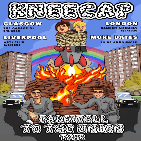 Kneecap's 'Farewell To The Union' Tour Poster (2019)