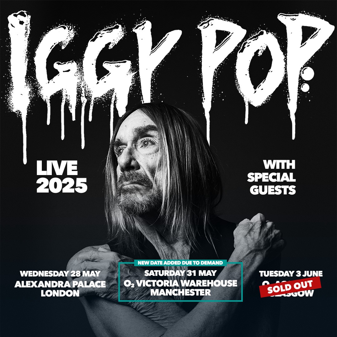 Iggy Pop Adds Manchester Date to UK Tour for Summer 2025