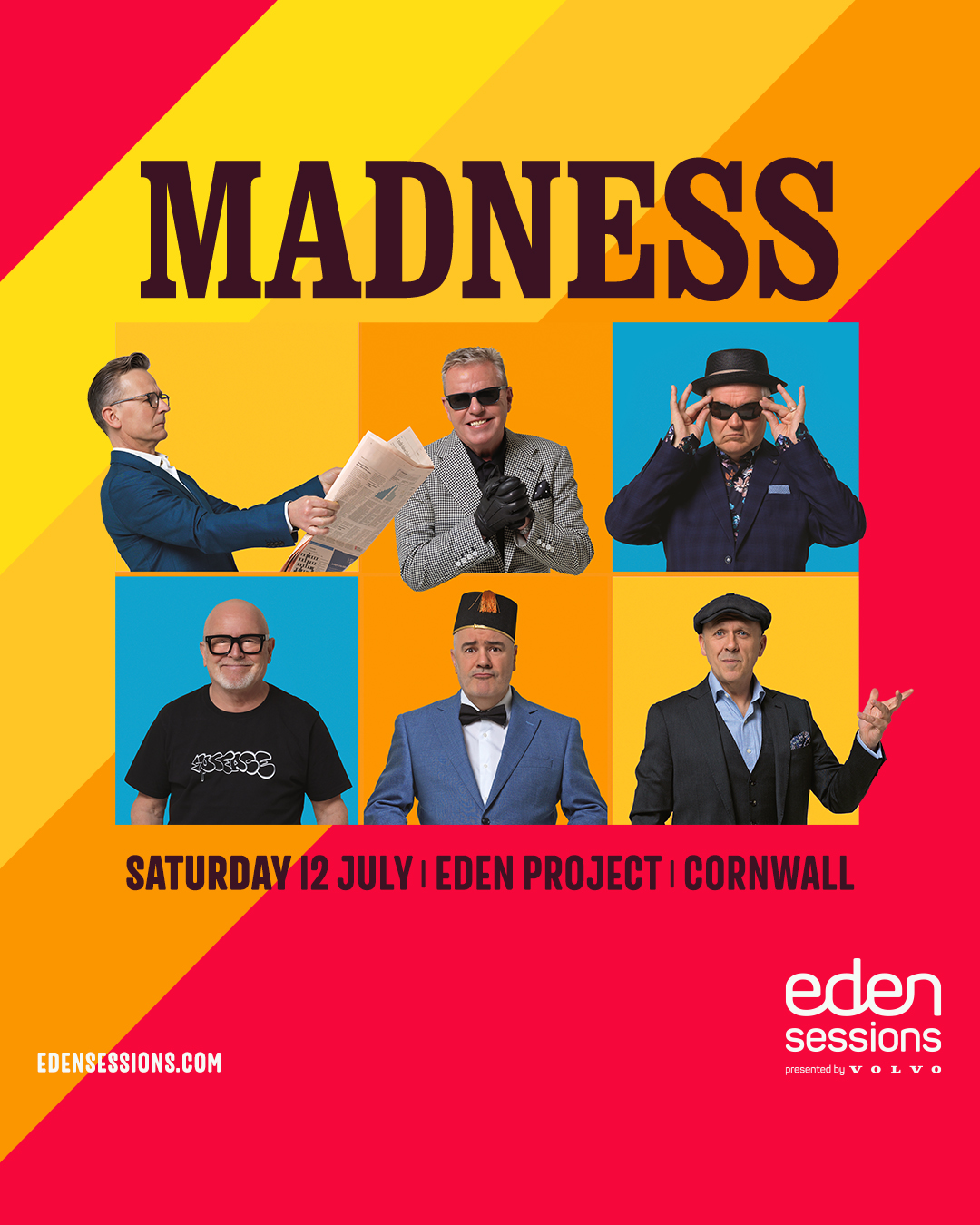 Madness Set to Join Gary Barlow and The Script at Eden Sessions 2025